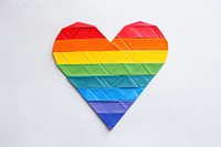 Ilgbtq flag paper art creativity. AI generated Image by rawpixel.