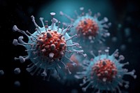 Virus microbiology invertebrate fragility. AI generated Image by rawpixel.