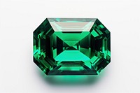 Emerald gemstone jewelry white background. AI generated Image by rawpixel.