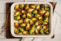 Brussels Sprouts vegetable plant food. AI generated Image by rawpixel.