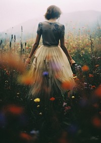 Laos woman field dress outdoors. AI generated Image by rawpixel.