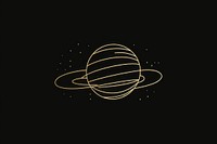 Saturn astronomy space night. AI generated Image by rawpixel.