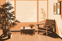 Home decor wood architecture furniture. AI generated Image by rawpixel.