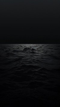 Black sea horizon nature ocean. AI generated Image by rawpixel.