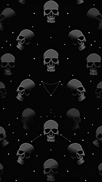 Skull pattern black backgrounds accessories. 