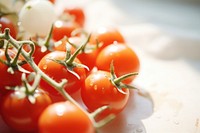 Cherry tomato food vegetable plant. AI generated Image by rawpixel.