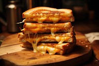 Grilled cheese sandwich bread food. AI generated Image by rawpixel.