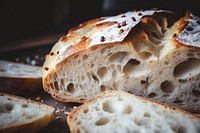 Sourdough baguette bread food. AI generated Image by rawpixel.