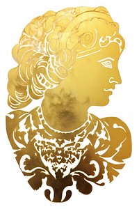 Greek woman adult gold art. AI generated Image by rawpixel.