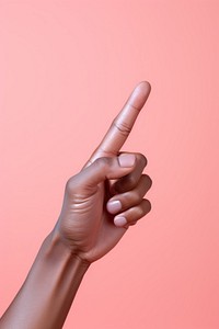 Hand pointing finger adult gesturing. AI generated Image by rawpixel.