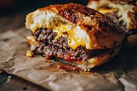 Cheeseburger food meat beef. AI generated Image by rawpixel.