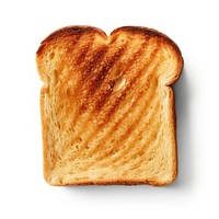 Toasted bread food white background breakfast. AI generated Image by rawpixel.
