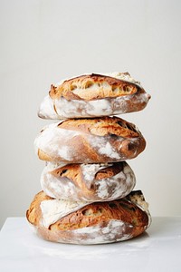 Sourdoughs baguette bread food. AI generated Image by rawpixel.