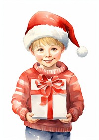 Happy boy celebrating Christmas christmas portrait cartoon. AI generated Image by rawpixel.