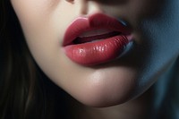 Lips of a woman adult skin perfection. AI generated Image by rawpixel.