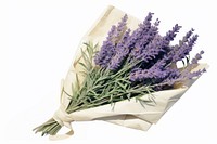 Lavender bouquet flower plant paper. AI generated Image by rawpixel.