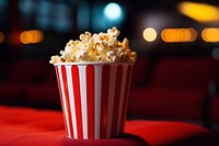 Popcorn bucket snack food movie. 