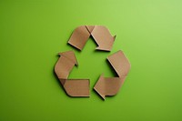 Recycle icon green recycling container. AI generated Image by rawpixel.
