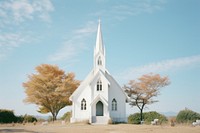 Church architecture building steeple. AI generated Image by rawpixel.