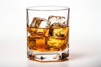 Whisky drink glass white background. AI generated Image by rawpixel.
