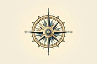Compass model line pattern circle. AI generated Image by rawpixel.