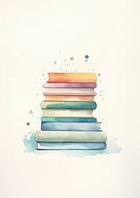 Minimal book paper painting art. AI generated Image by rawpixel.