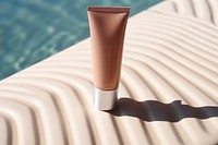 Skincare tube cosmetics sunscreen refreshment. AI generated Image by rawpixel.