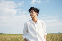 Chinese men portrait outdoors adult. AI generated Image by rawpixel.