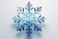 Snowflake crystal christmas freezing. AI generated Image by rawpixel.
