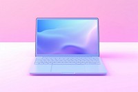 A minimal labtop computer laptop electronics. AI generated Image by rawpixel.