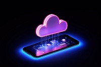 Cloud Computing Creative Icon cloud electronics technology. AI generated Image by rawpixel.