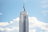 Empire state building architecture landmark. AI generated Image by rawpixel.