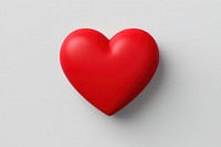 Red heart balloon circle symbol. AI generated Image by rawpixel.