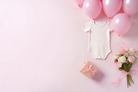 Baby day balloon flower petal. AI generated Image by rawpixel.