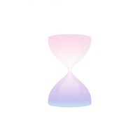 Hourglass icon white background biotechnology biochemistry. AI generated Image by rawpixel.