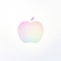 Apple icon heart technology abstract. AI generated Image by rawpixel.