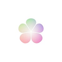 Clover leaf icon logo white background inflorescence. AI generated Image by rawpixel.
