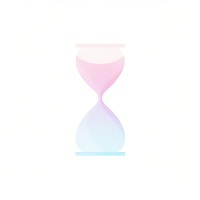 Hourglass icon white background biotechnology deadline. AI generated Image by rawpixel.
