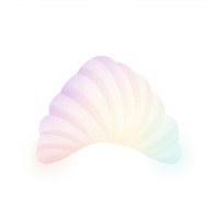 Croissant icon white background invertebrate abstract. AI generated Image by rawpixel.