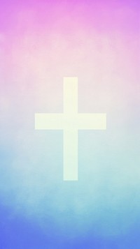 Cross christianity icon purple symbol backgrounds. AI generated Image by rawpixel.