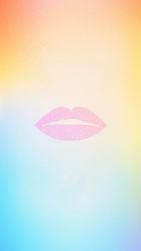 Kiss lips icon texture purple petal. AI generated Image by rawpixel.