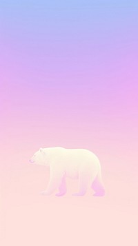 Polar bear walking sideview wildlife mammal outdoors. AI generated Image by rawpixel.