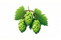 A Green hop plant fruit green. AI generated Image by rawpixel.
