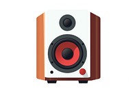 A speaker electronics white background loudspeaker. AI generated Image by rawpixel.