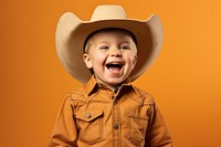 Cowboy baby happiness innocence. AI generated Image by rawpixel.