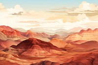 Zhangye Danxia National Geological Park landscape backgrounds outdoors. AI generated Image by rawpixel.