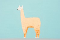 Alpaca animal mammal llama. AI generated Image by rawpixel.