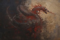 Dragon backgrounds painting art. AI generated Image by rawpixel.