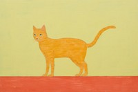 Kitten painting mammal animal. AI generated Image by rawpixel.