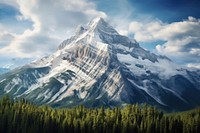 Canada mountain landscape wilderness outdoors. AI generated Image by rawpixel.